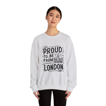 Unisex Heavy Blend™ Crewneck Sweatshirt - Proud to be from London