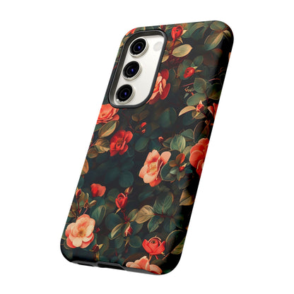 Floral Phone Case - Elegant Floral Design, Tough Protective Case, Perfect Gift for Her, Trendy Phone Accessories, Mother’s Day, Birthday