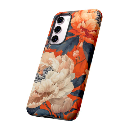 Floral Tough Case, Durable Floral Phone Case, Stylish Protection Case, Gift for Her, Spring Accessories, Mother’s Day Gift