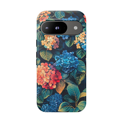 Floral Phone Case, Stylish Tough Case for Gardener Gift, Flower Lover Accessory, Pretty Floral Design, Protective Case