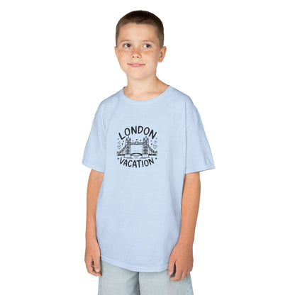 Kids Tee -  London Vacation - Fun Travel-Inspired Cotton Shirt