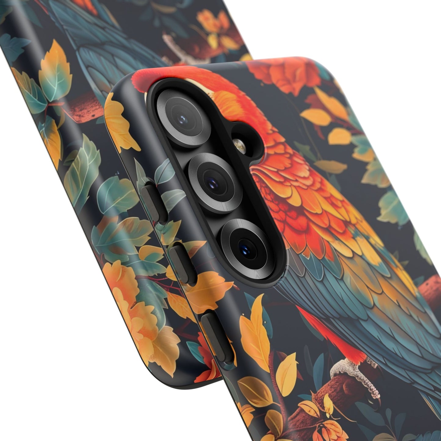 Vibrant Parrot Phone Case - Tough, Stylish, Nature-Inspired, Tropical, Wildlife, Perfect Gift, Summer Vibes