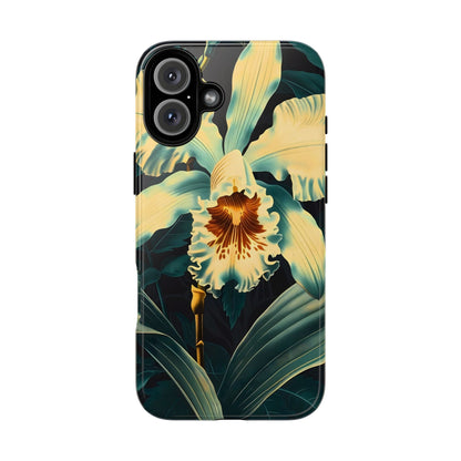 Floral Phone Case - Tough Cases with Orchid Design, Durable Smartphone Cover for Nature Lovers, Floral Gift for Her, Botanical [...]