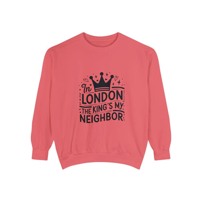 Unisex Garment-Dyed Sweatshirt Elegant - King's Neighbour in London