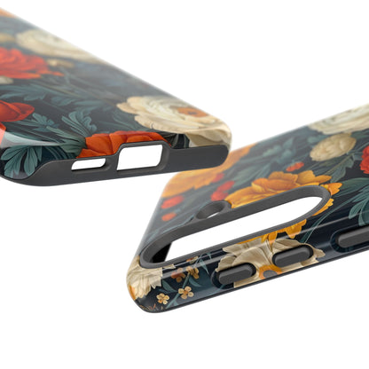 Floral Tough Case for Phones | Durable Floral Phone Cover, Boho Chic, Unique Gift for Her, Phone Protection, Flower Design
