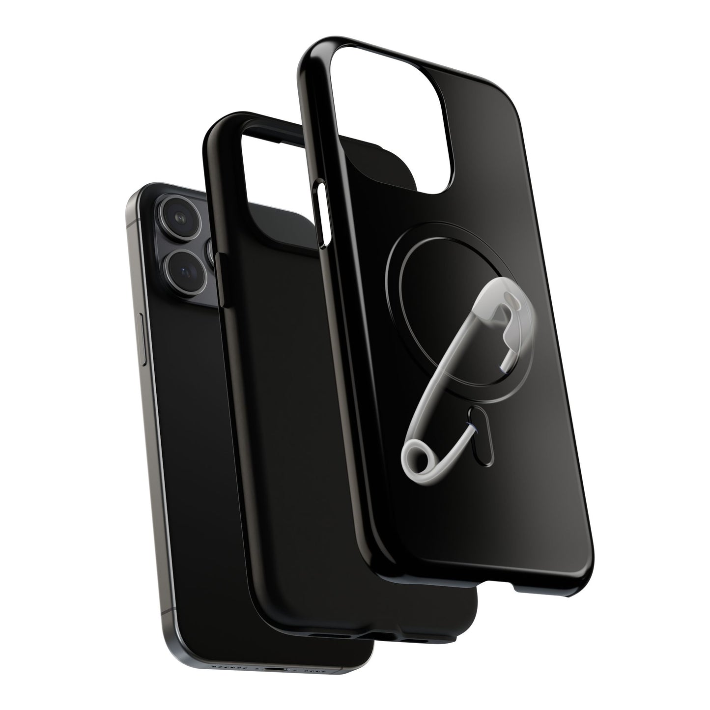 Tough Magnetic Phone Case featuring Safety Pin Design, Stylish Protector for iPhone, Unique Gifts for Friends, Trendy Mobile Cover, [...]