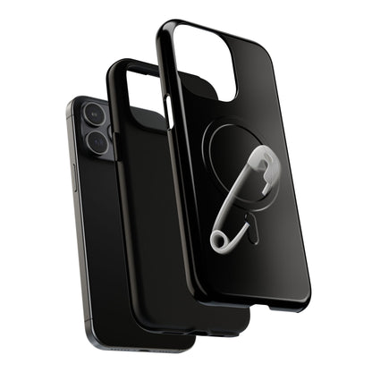 Tough Magnetic Phone Case featuring Safety Pin Design, Stylish Protector for iPhone, Unique Gifts for Friends, Trendy Mobile Cover, [...]