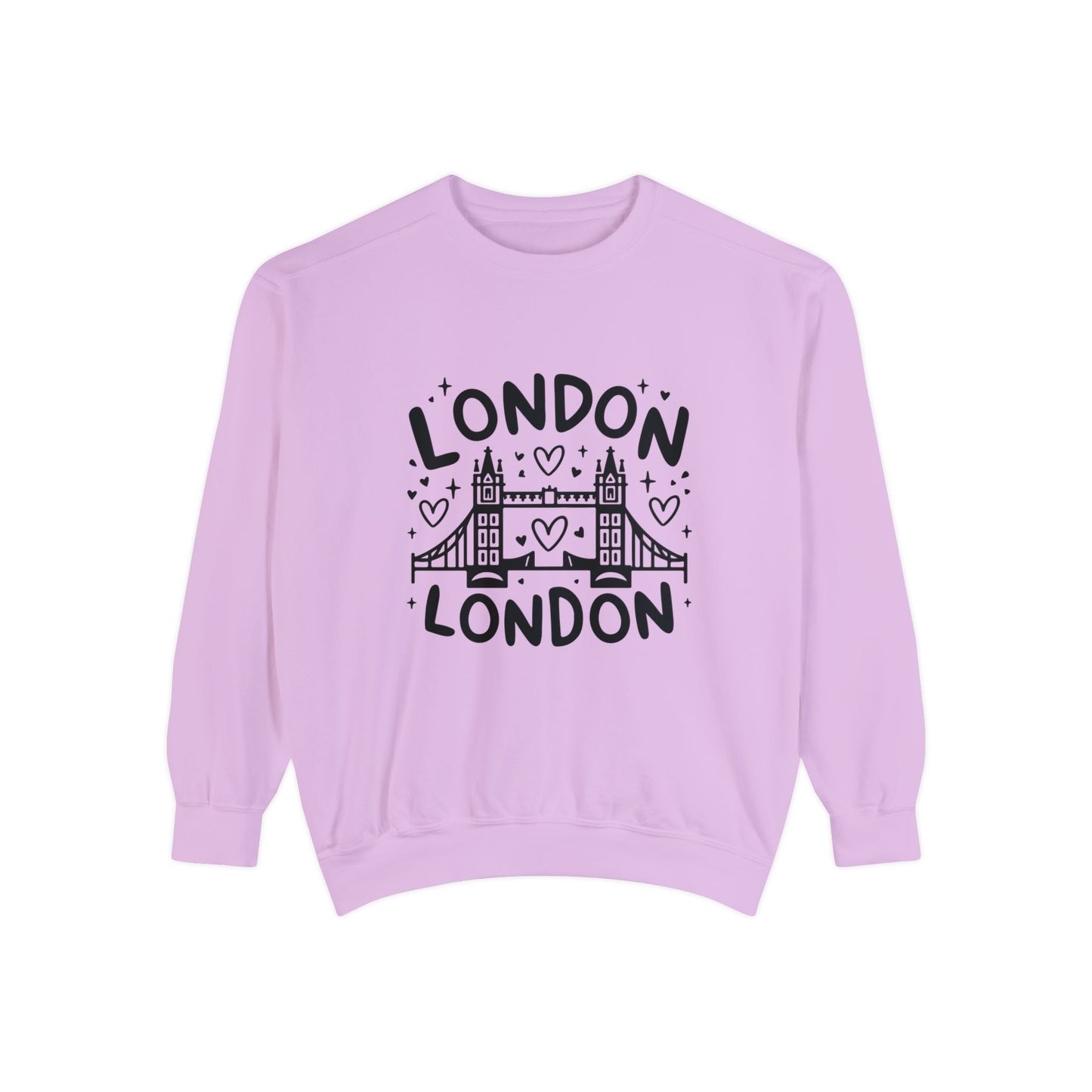 Unisex Garment-Dyed Sweatshirt Durable - Peaceful London