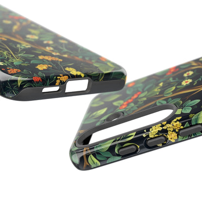 Floral iPhone Case, Nature Inspired Tough Case, Botanical Phone Cover, Eco-Friendly Gift, Unique Floral Design