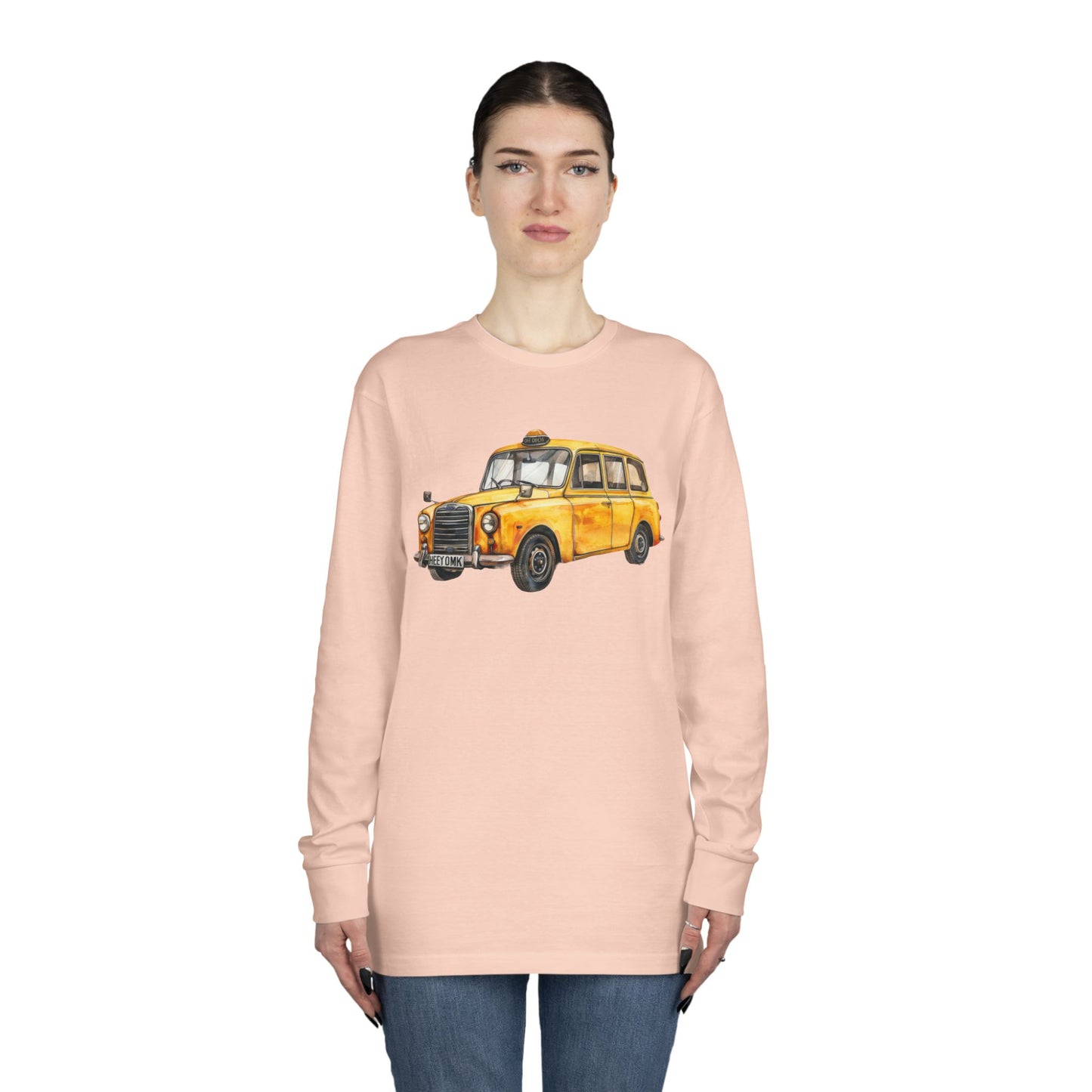 Long Sleeve Crewneck Tee - British Vintage Car