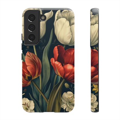 White Flower Tough Cases
