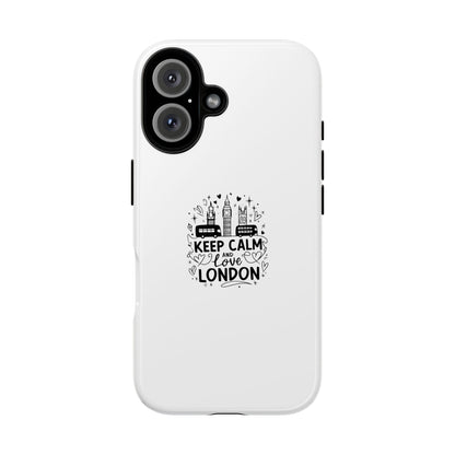 London Keepsake Phone Case - Keep Calm and Love London Design