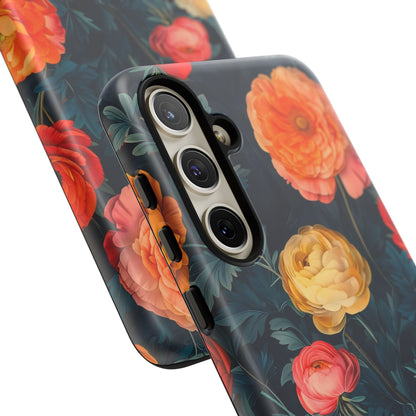 Floral Phone Case, Tough Cases for Phone Protection, Gift for Flower Lovers, Floral Designs, Spring Decor