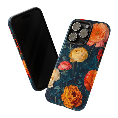 Floral Phone Case, Tough Cases for Phone Protection, Gift for Flower Lovers, Floral Designs, Spring Decor