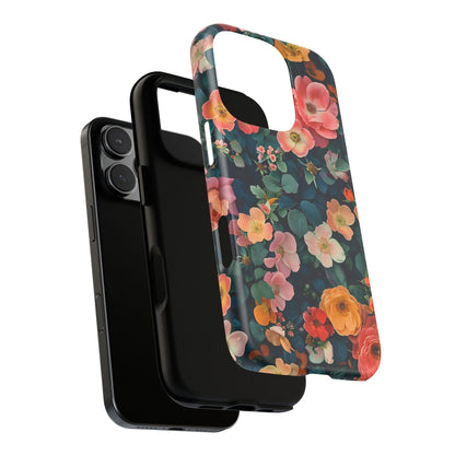 Floral Phone Case | Tough Cases | Stylish Protection, Flower Design, Gift for Her, Trendy Accessory, Cute Phone Covers, Spring Vibe
