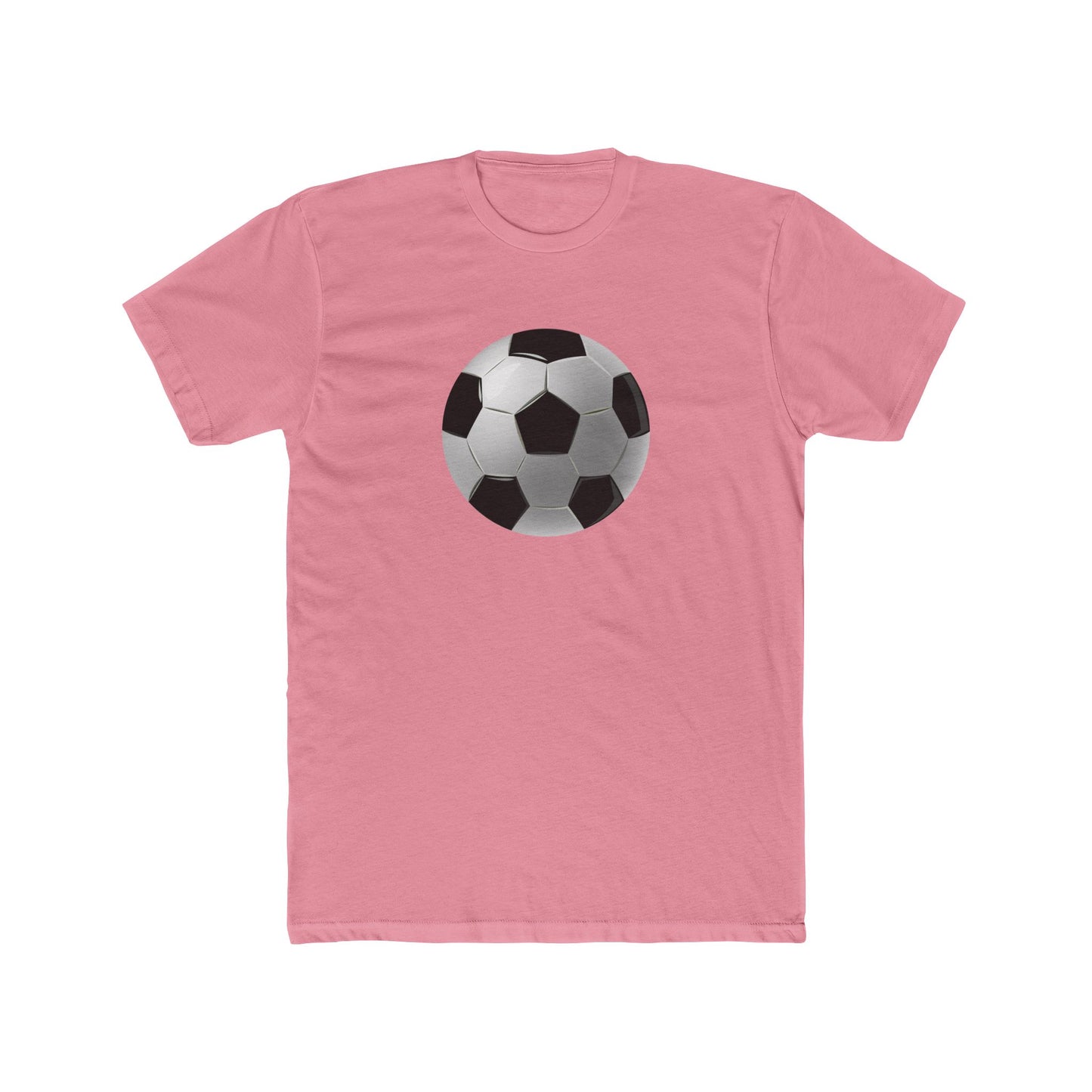 Dynamic Football Design - Sports Passion and Energetic Unisex Cotton Crew Tee
