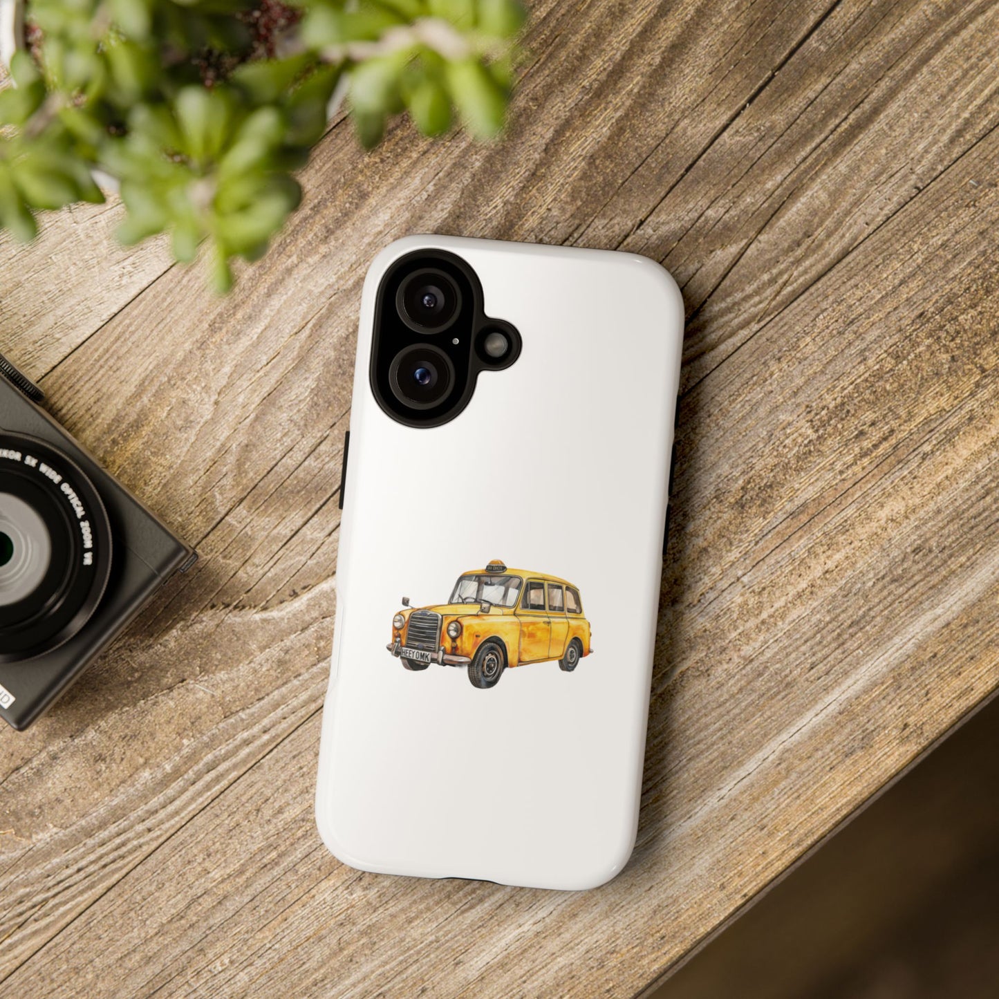Taxi Cab Phone Case - Stylish Tough Protection for Urban Adventure