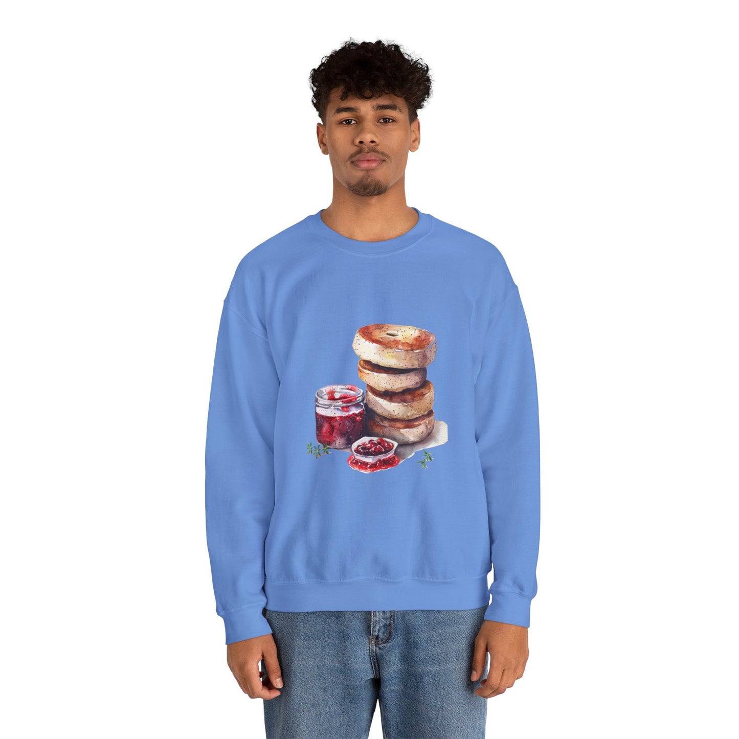Unisex Heavy Blend™ Crewneck Sweatshirt Classy - Delightful British Food