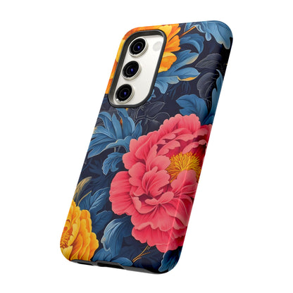 Floral Phone Case, Tough Cases, Stylish Mobile Cover, Gifts for Her, Phone Accessories, Unique Flower Design