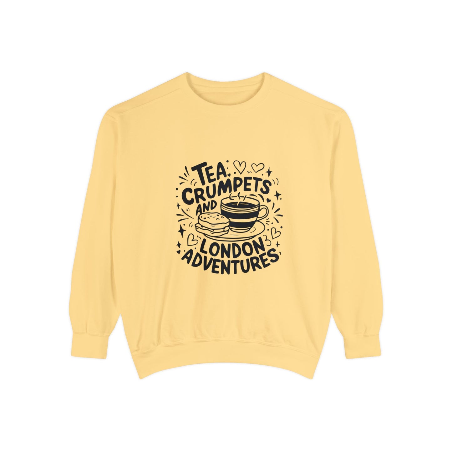 Unisex Garment-Dyed Sweatshirt Elegant - London's Adventure