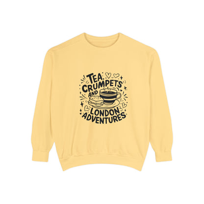 Unisex Garment-Dyed Sweatshirt Elegant - London's Adventure