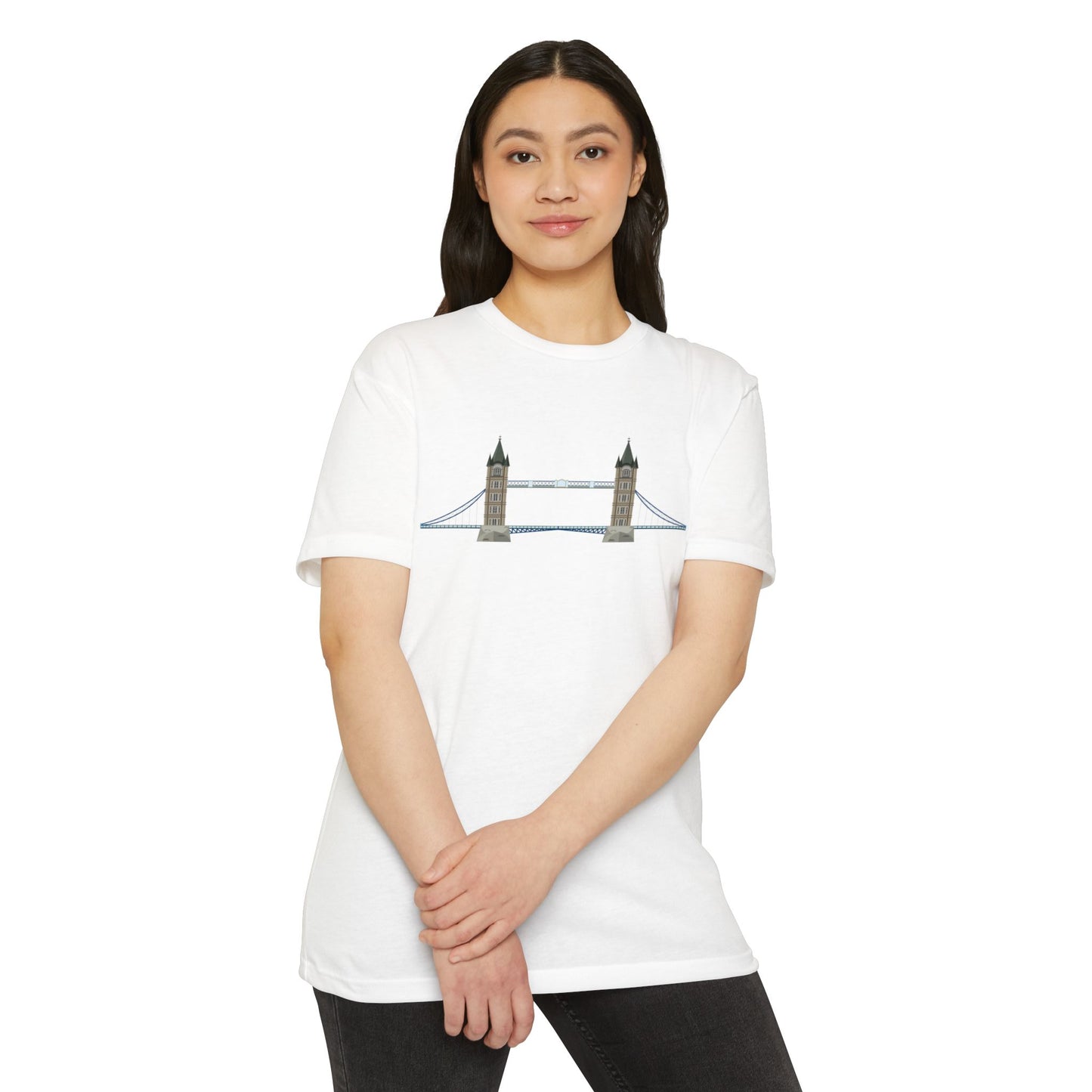 Unisex CVC Jersey T-shirt - Tower Bridge - Iconic London
