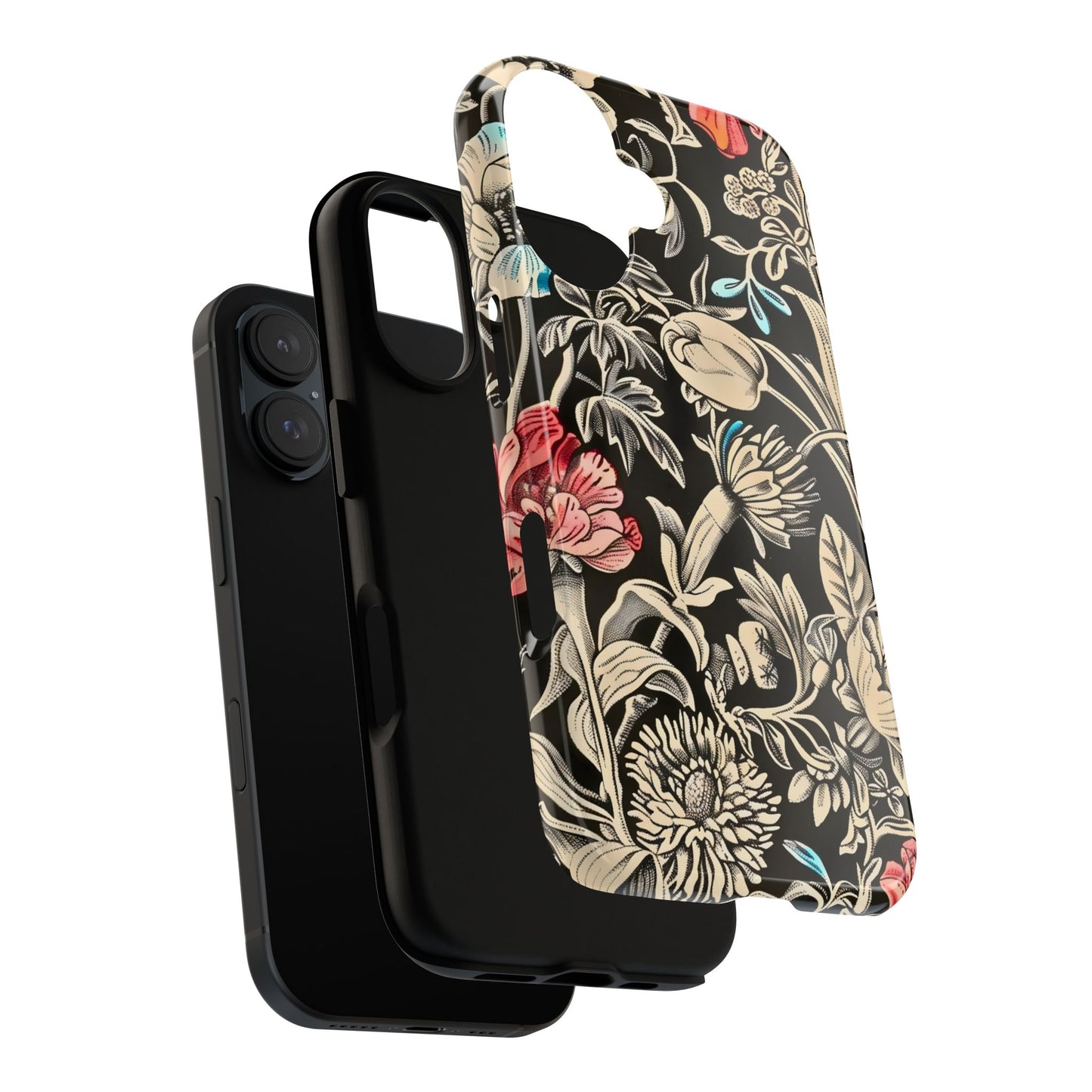 Floral Phone Case, Tough Cases, Flower Design, Gift for Her, Spring Accessory, Unique Phone Cover, Eco-Friendly