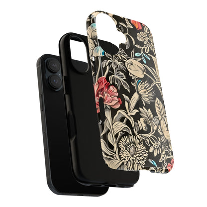 Floral Phone Case, Tough Cases, Flower Design, Gift for Her, Spring Accessory, Unique Phone Cover, Eco-Friendly