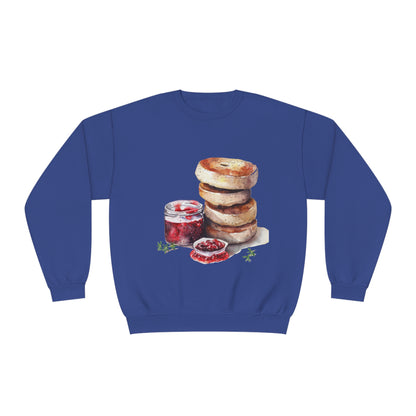 Unisex NuBlend® Crewneck Sweatshirt - British Royal Feast Opulent Dining Fit for Royalty