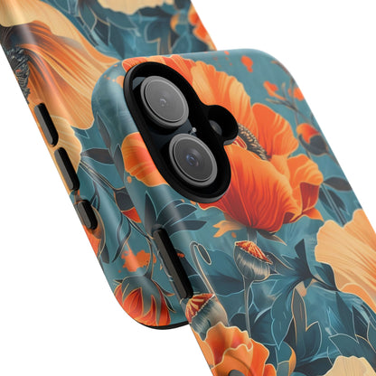 Floral Phone Case, Tough Cases for Protection and Style, Spring Aesthetic, Gift for Her, Phone Accessory for Nature Lovers