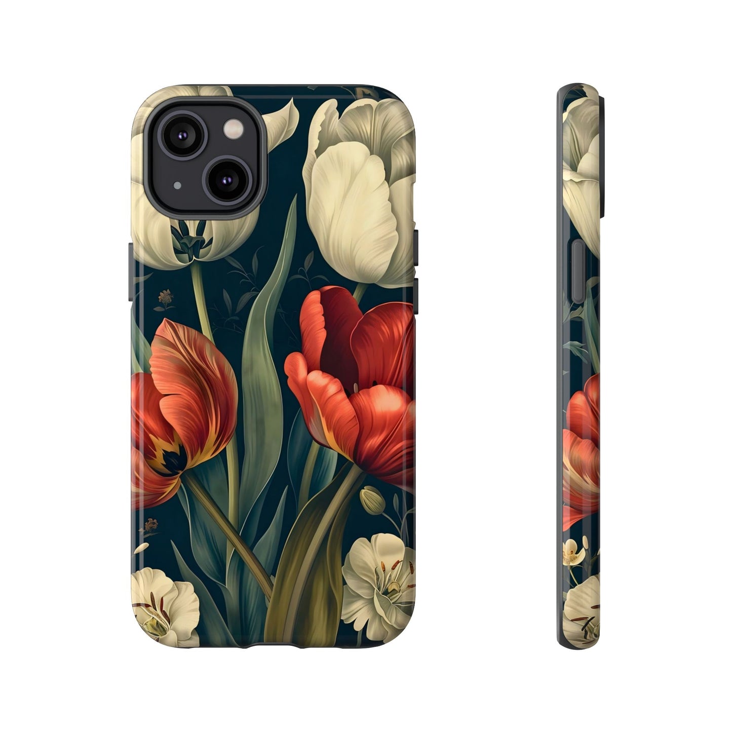 White Flower Tough Cases
