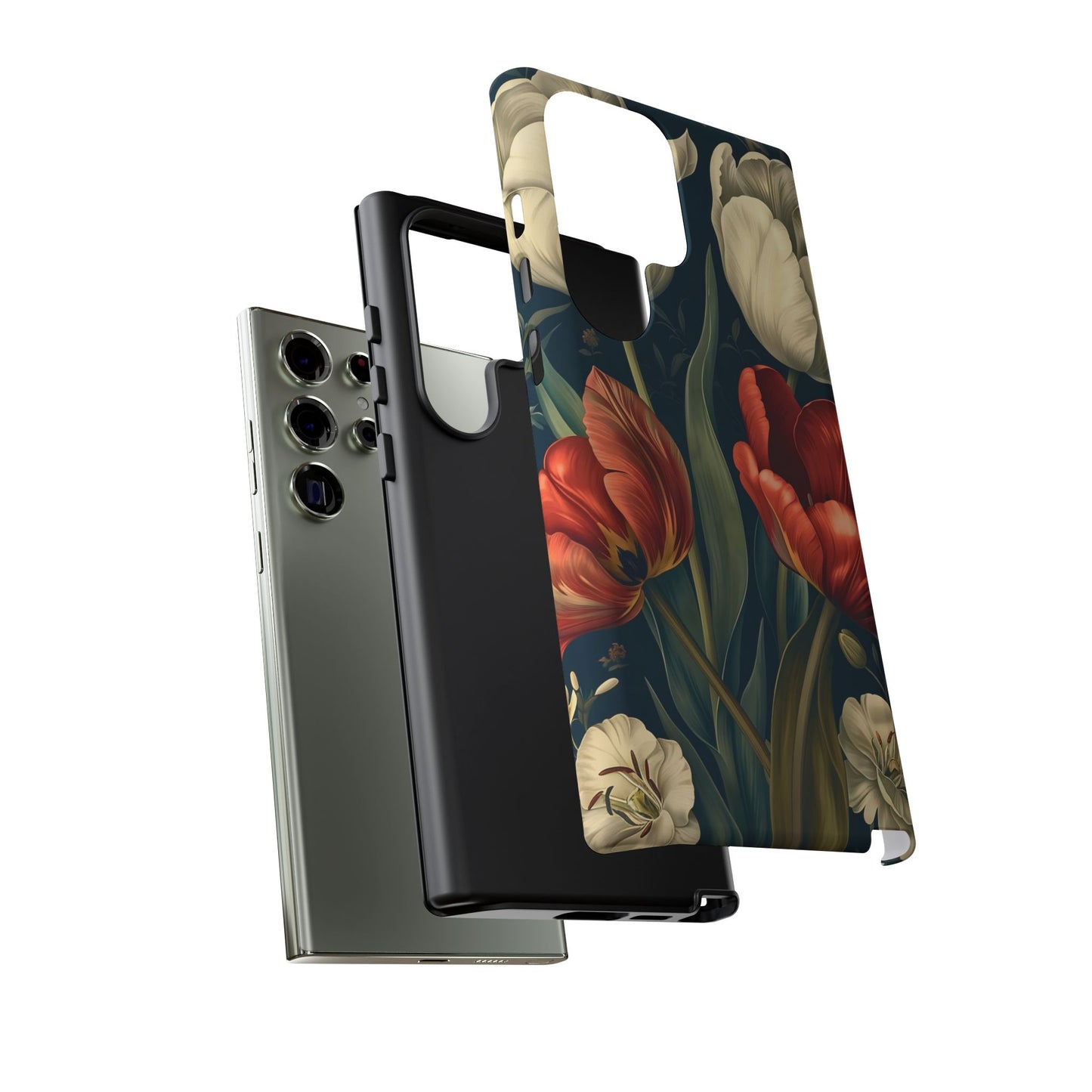 White Flower Tough Cases