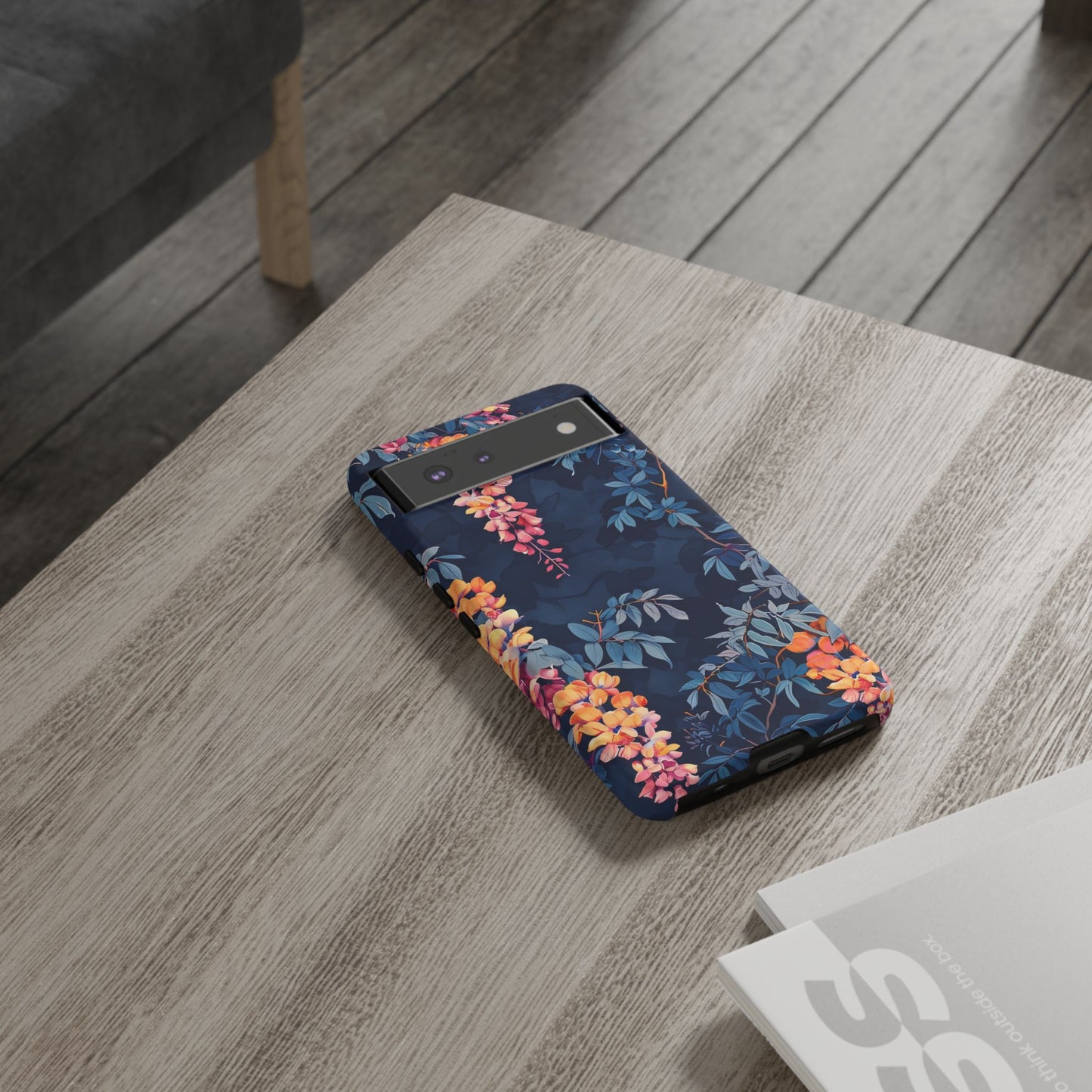 Floral iPhone Case, Tough Phone Cover, Gift for Her, Nature Lover Accessory, Spring Decor, Unique Floral Design