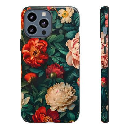 Floral Phone Case - Tough Cases, Vibrant Protection, Gift for Her, Cute Floral Design, Trendy Accessory, Perfect for Spring