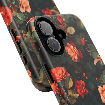 Floral Phone Case - Elegant Floral Design, Tough Protective Case, Perfect Gift for Her, Trendy Phone Accessories, Mother’s Day, Birthday