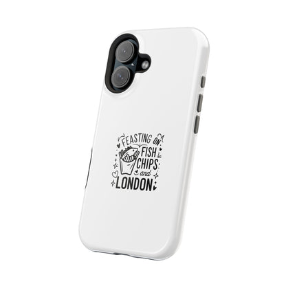 Feasting on Fish & Chips Phone Case, Cute London Inspired Magnetic Tough Case, Unique Gift for Food Lovers, Travel Accessory, British [...]