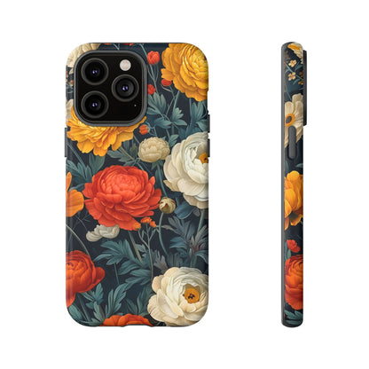 Floral Tough Case for Phones | Durable Floral Phone Cover, Boho Chic, Unique Gift for Her, Phone Protection, Flower Design