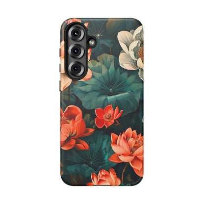 Flower Phone Case, Floral Phone Cover, Tough Case for Floral Lovers, Gift for Her, Stylish Tech Accessories