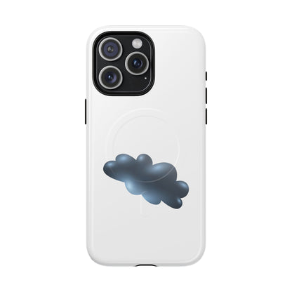 Stylish Magnetic Phone Case, Tough Protective Case, Cloud Design Phone Cover, Unique Gift for Tech Lovers, Trendy Mobile Accessories