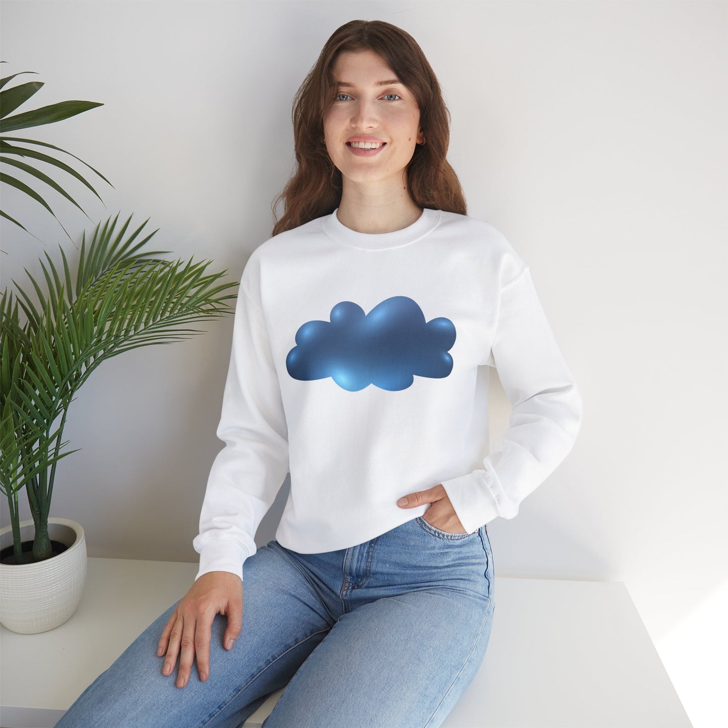 Unisex Heavy Blend™ Crewneck Sweatshirt - Serene Cloudscape