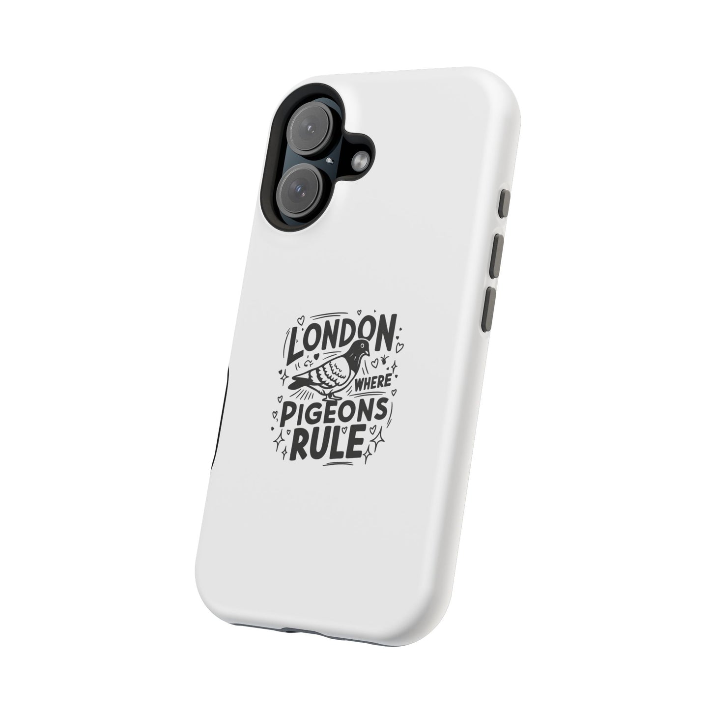 London Pigeons Rule Magnetic Tough Cases - Stylish Phone Protection for City Lovers