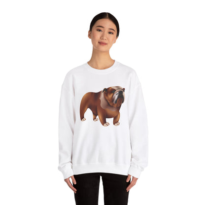 Unisex Heavy Blend™ Crewneck Sweatshirt - Adorable British Dog