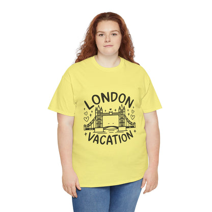 Unisex Heavy Cotton Tee - London's Cozy Vacations