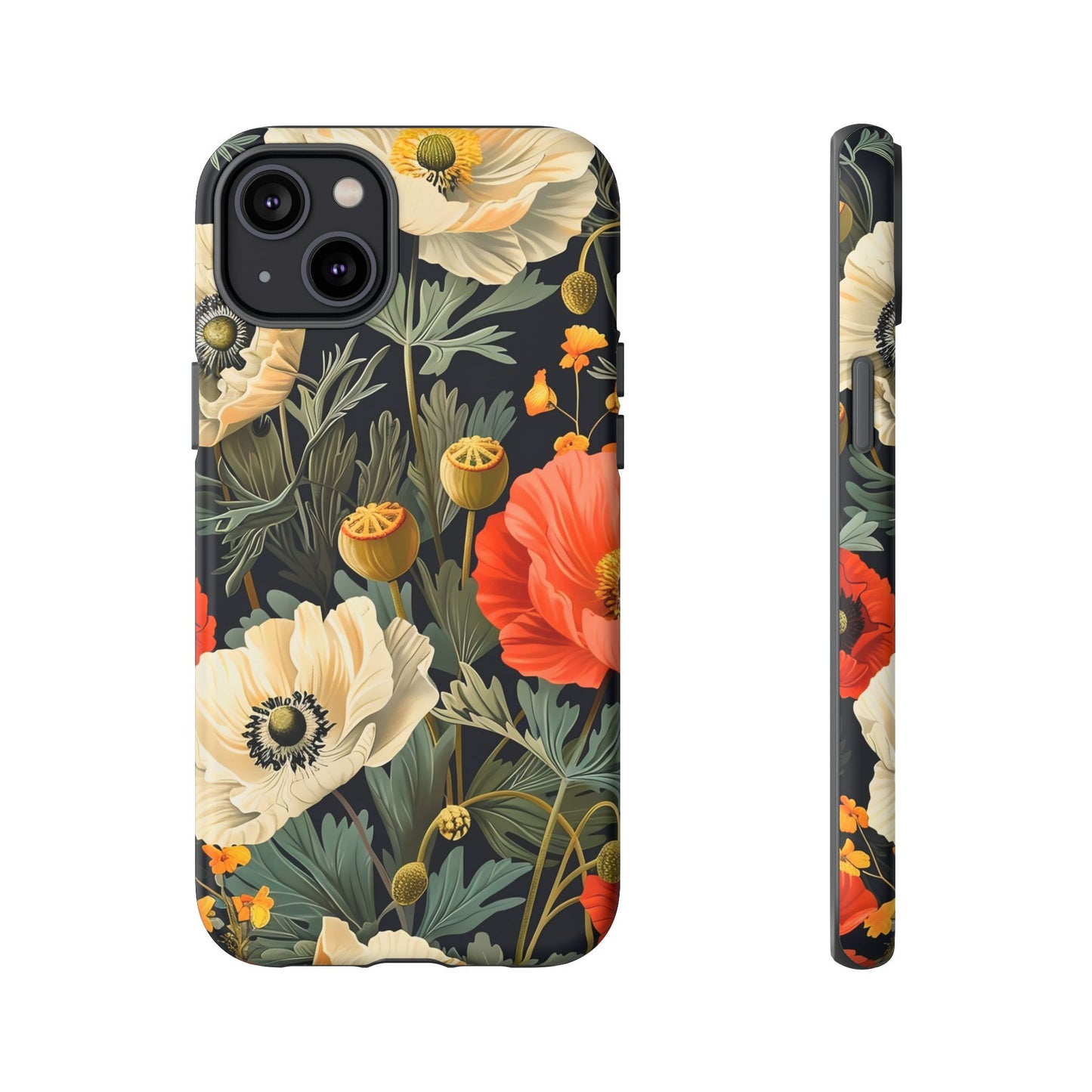 Floral Phone Case - Tough Cases with Vibrant Garden Design, Phone Accessory, Gift for Her, Spring Style, Nature Lover