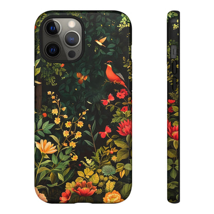 Floral Tough Phone Case, Nature-Inspired Design, Ideal for Garden Lovers, Gift for Birthdays, Christmas, Eco-Friendly Accessory