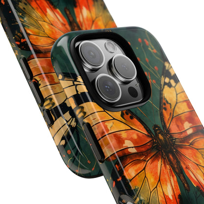 Butterfly Phone Case – Tough Cases for Nature Lovers, Floral Design, Butterfly Art, Unique Gift, Eco-Friendly Protection