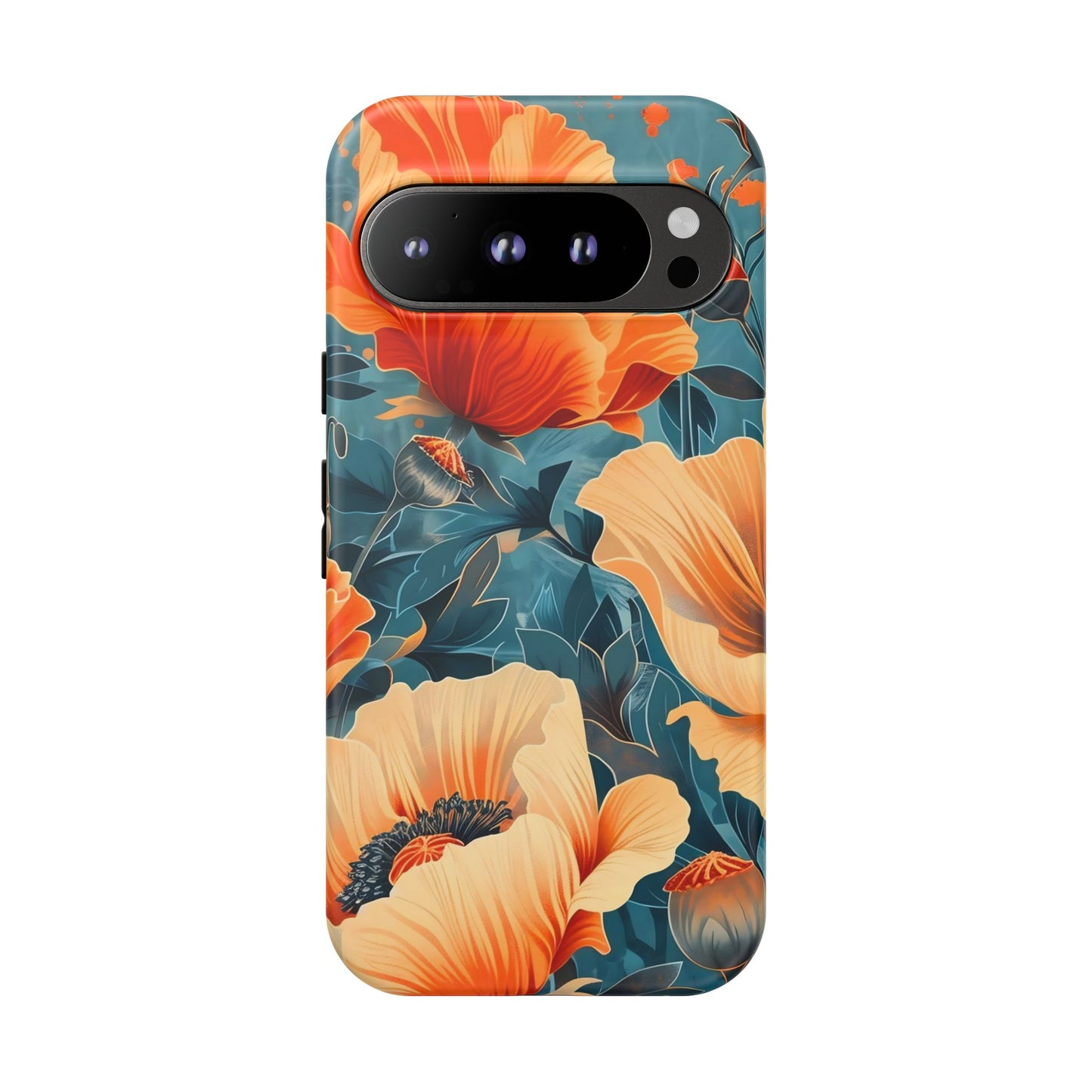 Floral Phone Case, Tough Cases for Protection and Style, Spring Aesthetic, Gift for Her, Phone Accessory for Nature Lovers