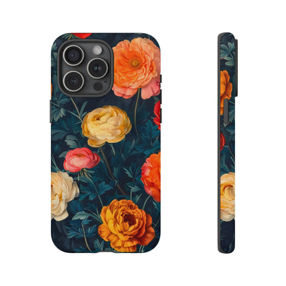 Floral Phone Case, Tough Cases for Phone Protection, Gift for Flower Lovers, Floral Designs, Spring Decor