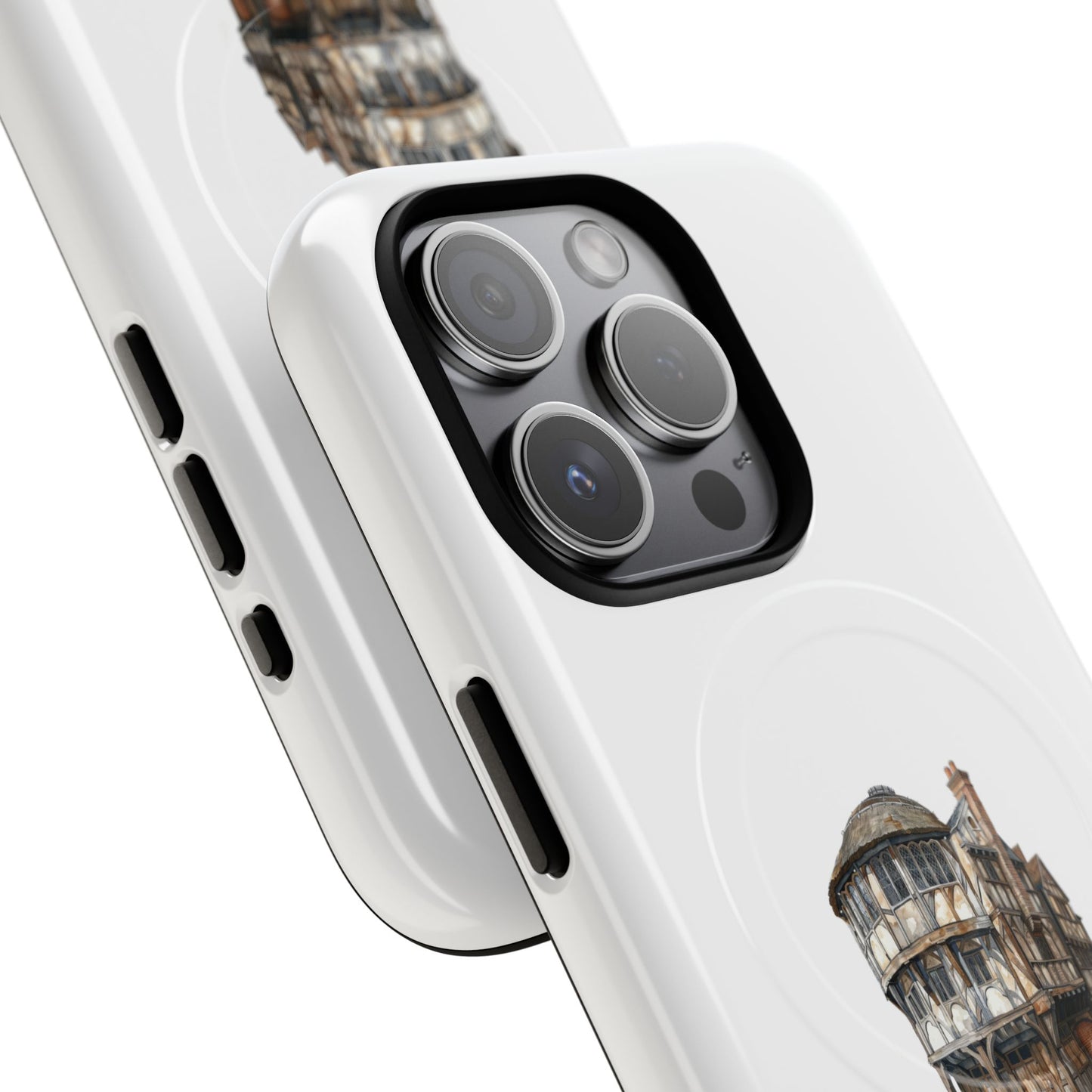 Durable Magnetic Phone Cases with Vintage Architecture Design, Personalized Phone Protection, Unique Gift for Travelers, Stylish Tech [...]