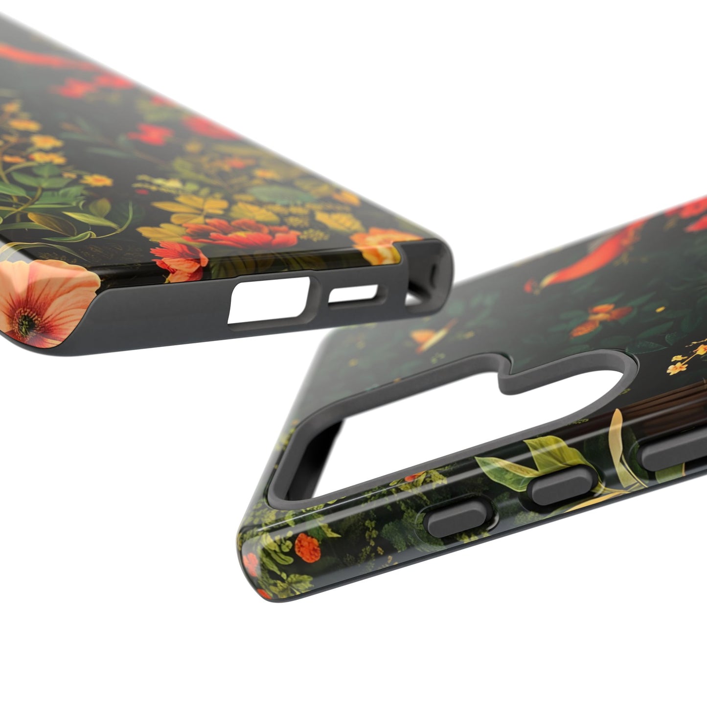 Floral Tough Phone Case, Nature-Inspired Design, Ideal for Garden Lovers, Gift for Birthdays, Christmas, Eco-Friendly Accessory
